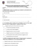 CONTROL TRES CUENTOS DE OSCAR WILDE