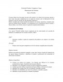 Prueba del Producto Triangular a Ciegas Planteamiento del Producto