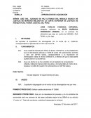 SEÑOR JUEZ DEL JUZGADO DE PAZ LETRADO DEL MÓDULO BASICO DE JUSTICIA DE MARIANO MELGAR DE LA CORTE SUPERIOR DE JUSTICIA DE AREQUIPA DEL PODER JUDICIAL DEL PERÚ.