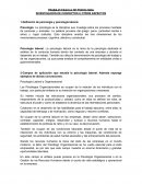 Psicologia INVESTIGACIÓN DE CONCEPTOS U OTROS ASPECTOS