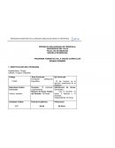 PROGRAMA FORMATIVO DE LA UNIDAD CURRICULAR