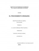 PROCEDIMIENTO ORDINARIO "Por un derecho comprometido con la justicia"