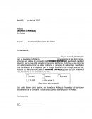 Autorización descuento de nómina