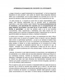 APRENDIZAJE EN MANOS DEL DOCENTE O EL ESTUDIANTE