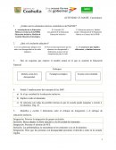 Actividad. EL Masee. Cuestionario