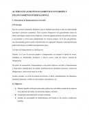 Como se da las Alternativas de financiamiento o inversión