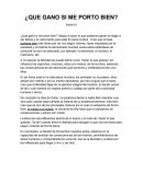 Que hago si me porto bien