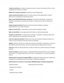 Cadena de suministro: son todos los procesos, personas y recursos involucrados en llevar un bien o proporcionar un servicio a un cliente.