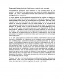 Responsabilidad profesional el lado bueno y malo de este concepto