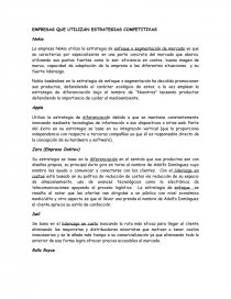 EMPRESAS QUE UTILIZAN ESTRATEGIAS COMPETITIVAS. Página 1