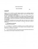 ESTRUCTURA PROYECTO TABLA DE CONTENIDO