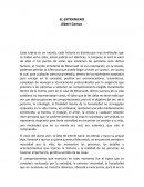 EL EXTRANJERO Albert Camus