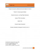 Mejora Empresarial Empresa: Operadora de Negocios Crucero SA, de C.V.