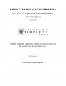ENSAYO SOBRE EL LIBRO DEL ÁRBOL DEL CONOCIMIENTO DE MATURANA, H.R. & VARELA, F.J.
