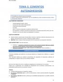 TEMA 3. CEMENTOS AUTOADHESIVOS