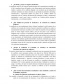 ¿En dónde y porque se origina la mediación?