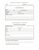 H I S T O R I A C L Í N I C O – N U T R I O L Ó G I C A