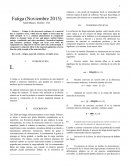 Fatiga de Materiales tres etapas
