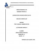 Análisis curricular Unidad 2 actividad previa