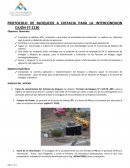 PROTOCOLO DE BLOQUEOS A DISTACIA PARA LA INTERCONEXION CAJON ST-2130