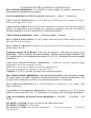 Cuestionario de Derecho procesal administrativo