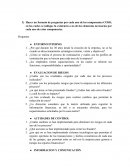 Hacer un formato de preguntas por cada uno de los componentes COSO
