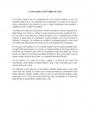 TEMA DE LA PELIGROSA COSTUMBRE DE LEER