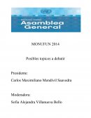 Asamblea General MONOFUN