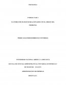 FACTORES PSICOLOGICOS RELACIONADOS CON EL ORIGEN DEL PROBLEMA