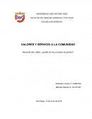 ANALISIS DEL LIBRO QUIEN SE LLEVO MI QUESO