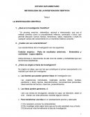 Tema 1 LA INVESTIGACIÓN CIENTÍFICA