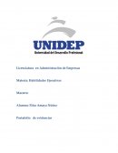 Portafolio de evidencias