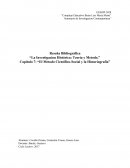 Capítulo 7: “El Metodo Científico-Social y la Historiografía”