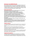 ESCUELAS DE ADMINISTRACION- PRODUCCION ARTESANAL