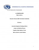 LA OBSERVACIÓN Marco teórico