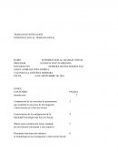 TRABAJO INVESTIGACIÓN INTRODUCCION AL TRABAJO SOCIAL