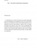 Caso practico, Admon. Contemporanea