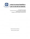 Conflicto entre la corona Española y Portugal, por la ruta de las especias