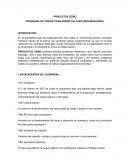 PROGRAMA DE CONSULTORIA SOBRE CULTURA ORGANIZACIONAL
