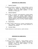 REPERTORIO DEL EXAMEN METAL