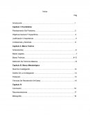 Capítulo I: El problema