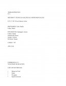 MÉTODOS Y TÉCNICAS ANALÍTICAS E INSTRUMENTALES II