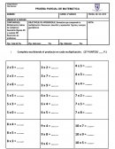 Prueba de geometría 4º básico