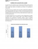ANALISIS ECONOMIA DEL ECUADOR