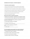 Actividades de la VI semana. La Oración Compuesta