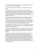 LA POLITICA DOCTRINAL DEL SIGLO XX