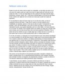 Reflecion sobre el arte