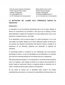 LA MOTIVACION DEL ALUMNO BAJO APRENDIZAJE BASADO EN PROYECTOS