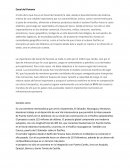 Canal de panama Canales secos