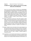 INFORME DE LECTURA LA OBRA DE JON ELSTER: UNA TEORÍA AMPLIA DE LA RACIONALIDAD